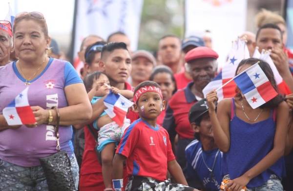 La celebración del segundo gol de Panamá en el Mundial de Rusia