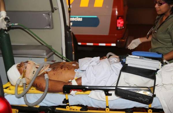 Herido está hospitalizado