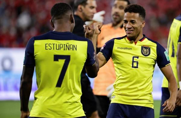 El jugador Byron Castillo de Ecuador.