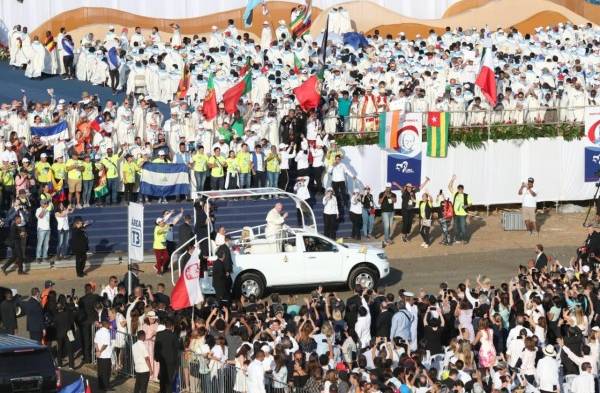 Fotos: El Papa en Metro Park