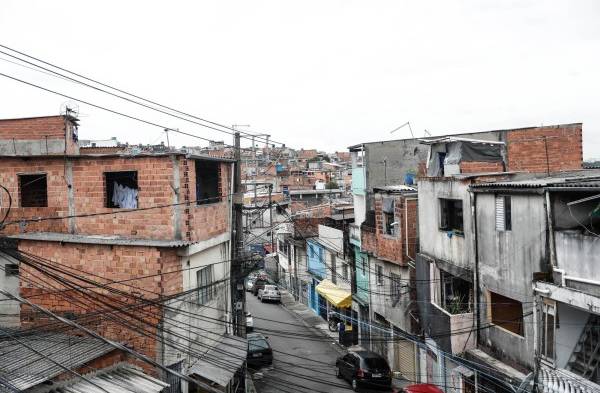 Vista de la favela Heliópolis en Sao Paulo, en una fotografía de archivo.