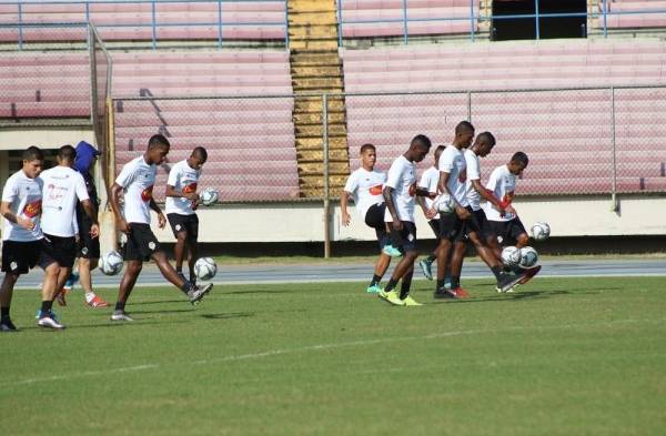 Entrenamiento de la selección de Panamá .