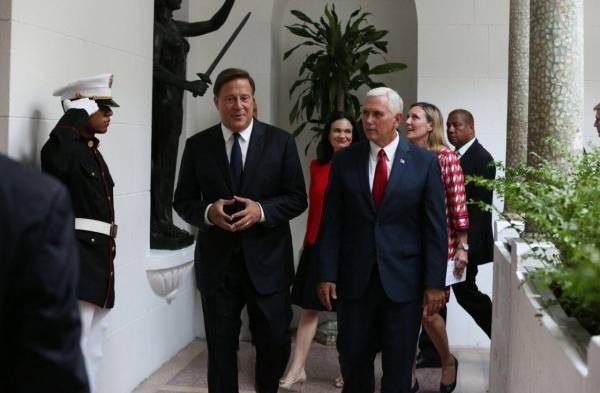 Mike Pence y su visita al territorio canalero