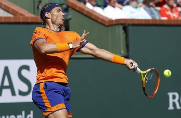 Rafael Nadal alcanza los octavos de Indian Wells tras derrotar a Evans