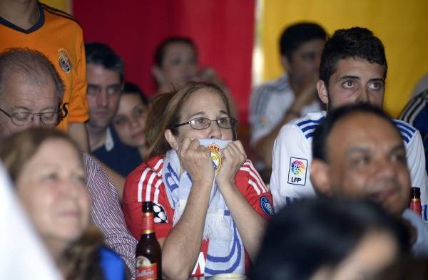 La angustia cuando aún ganaba el Atlético.