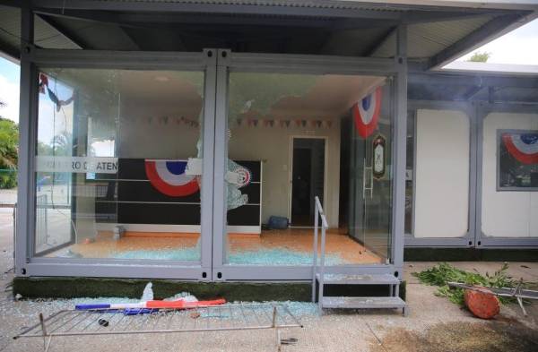 Así han quedado algunos de las propiedades del Estado.