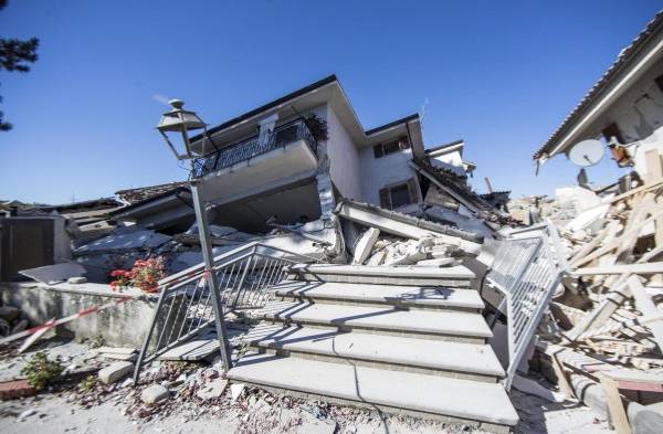 Italia, con un centro sísmico activo y otras zonas con actividad de fondo&nbsp;