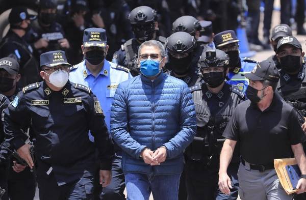 Expresidente de Honduras comparece ante juez en Nueva York