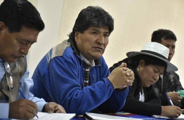 Fotografía de archivo del expresidente de Bolivia, Evo Morales.