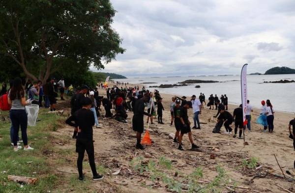 Limpieza en playa Veracruz: voluntarios recolectaron 1,454 materiales