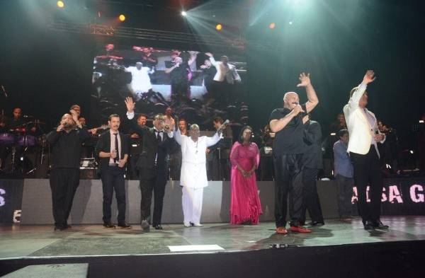 La velada musical fue exclusiva para recordar a Feliciano quien también formaba parte del grupo ‘Salsa Giants’.