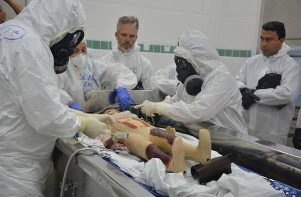 ¡Entrenamiento! MINSA participa de curso de manejo de víctimas de arma químicas 