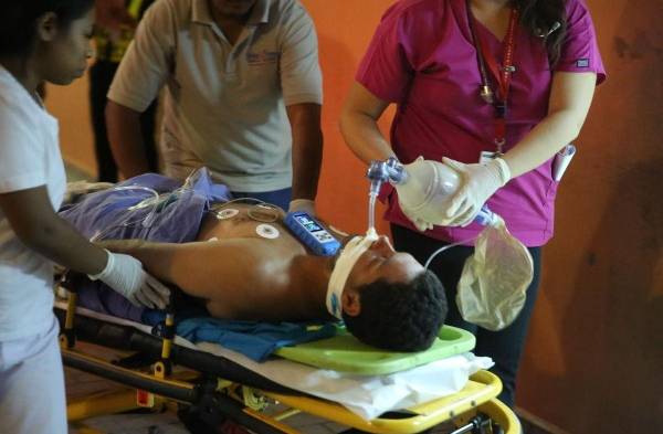 El herido se mantiene en cuidados intensivos del hospital Santo Tomás