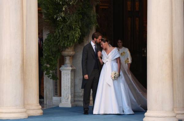 Atenas acoge su primera boda real en más de medio siglo