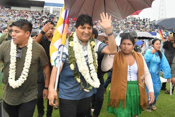 Fotografía de archivo del expresidente de Bolivia Evo Morales (2006-2019).