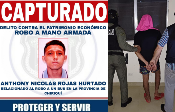 Robo terrorífico en bus: atrapan al cuarto implicado en Las Lomas, Chiriquí