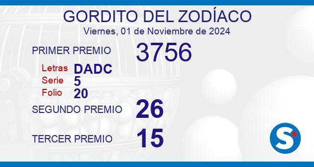 Lotería del 1 de noviembre de 2024