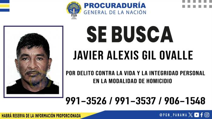 Buscan a Javier Gil Ovalle por presunto homicidio