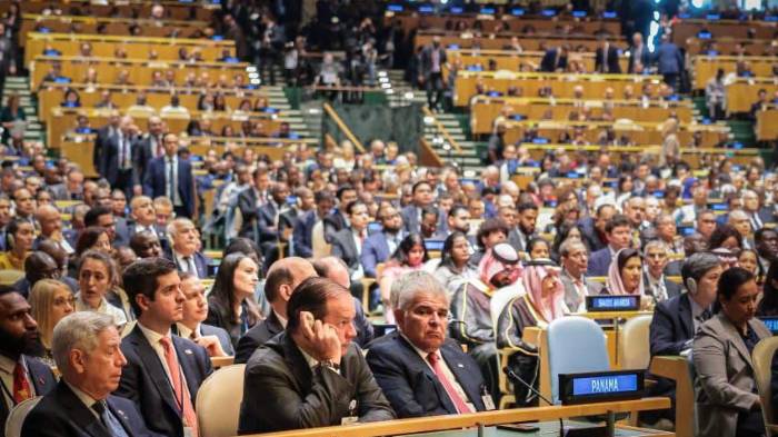 Hoy, Mulino participó en la apertura del Debate General del 80° período de sesiones de la Asamblea General de la ONU