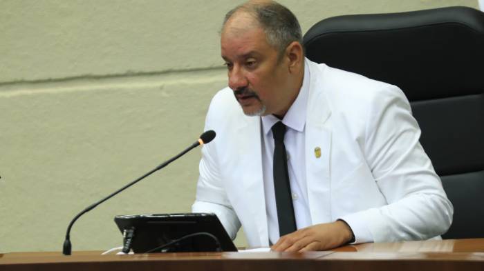 El presidente de la Asamblea Nacional Jorge Herrera.