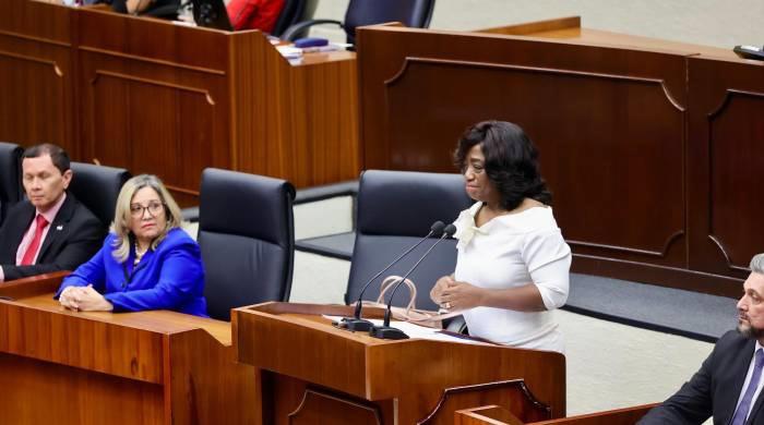 La ministra hizo las declaraciones durante su comparecencia en la Asamblea Nacional.