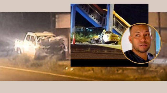 Pick-up de Alejandro Torres involucrado en choque fatal. Hay 3 muertos