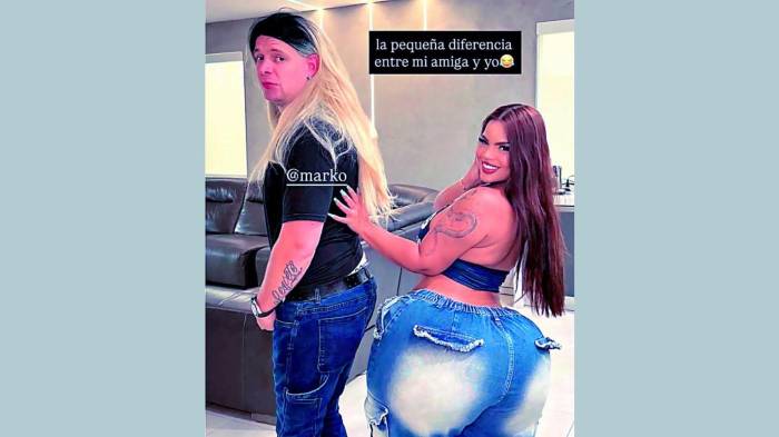 Las pompis de Gracie Bon son las protagonistas en show de Marko