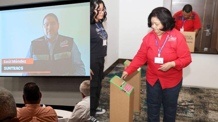 Saúl Méndez, secretario general del Suntracs, desde Venezuela, envió un mensaje a los miembros del FAD.