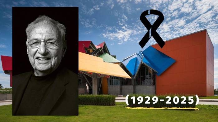 Fue el diseñador del Biomuseo en la Calzada de Amador, en Panamá. Su primera obra en América Latina.