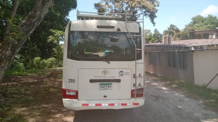 Bus que transportaba a niñas fue hurtado en Penonomé