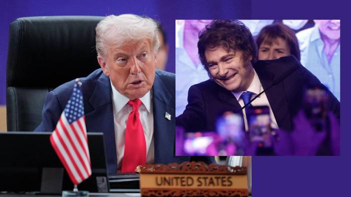 Trump felicita a Milei por ‘aplastante victoria’ de su partido