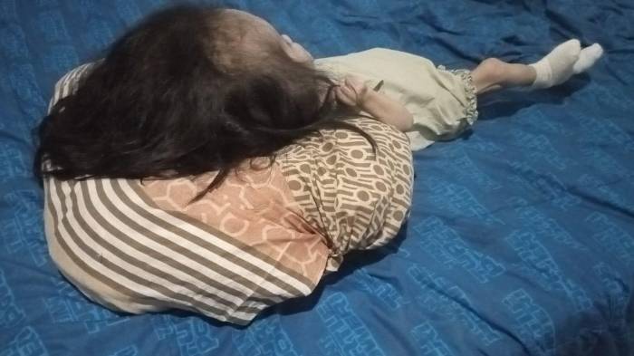 La niña Lenie Claribel.