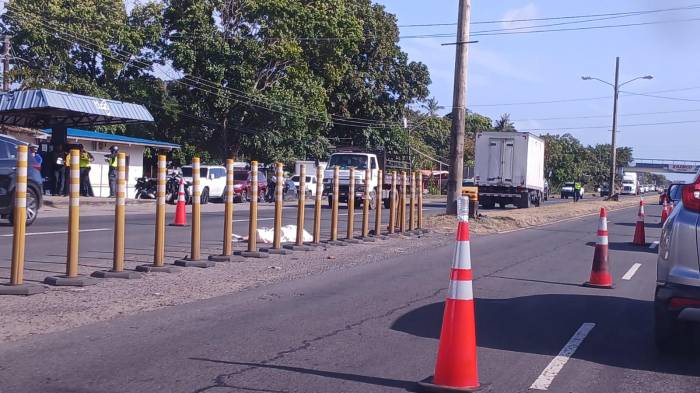 Víctima por atropello en Chame, provincia de Panamá Oeste.