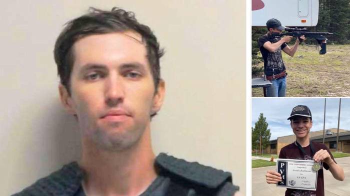 La madre de Tyler Robinson borró fotos (d) de su Facebook de las clases de tiro que tomaba su hijo de adolescente.