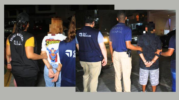 Participaron agentes de la Interpol y personal de OURescue, además de la DIJ y el Ministerio Público.