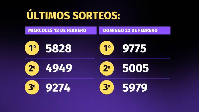 Lotería de Panamá | Pirámide para el sorteo del 25 de febrero de 2026