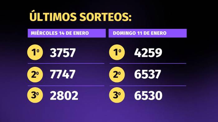 Lotería de Panamá | Pirámide para el sorteo del 18 de enero de 2026