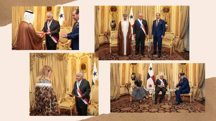 Ocho nuevos embajadores presentan credenciales en Panamá. ¿De qué países son?