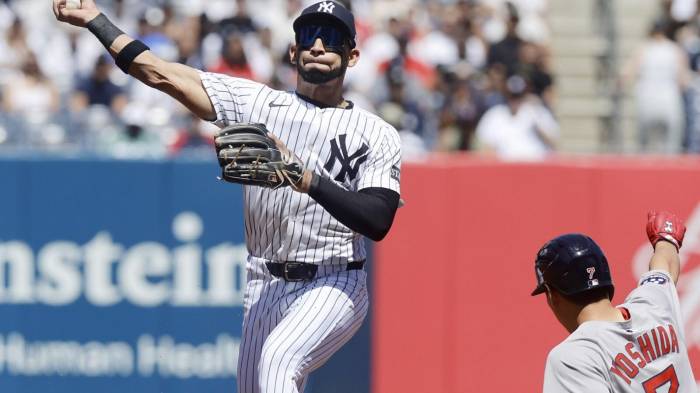 José Caballero en acción durante el partido ante Boston.
