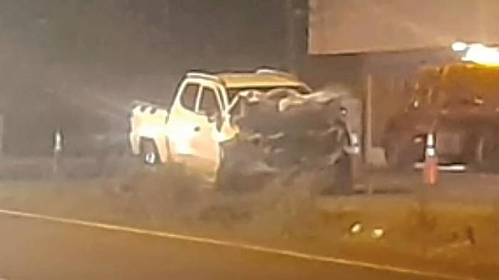 El conductor del taxi hizo un giro indebido y murión el lugar.