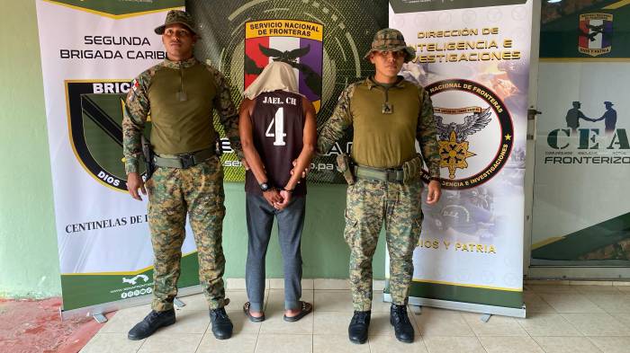 El sujeto fue capturado por SENAFRONT en San Ignacio de Tupile, tras ser condenado por un delito sexual.