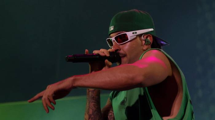 Fotografía de archivo en donde se ve al cantante colombiano Feid durante el tercer día del Festival Estéreo Picnic en el Parque Metropolitano Simón Bolívar en Bogotá (Colombia). EFE/ Mauricio Dueñas Castañeda