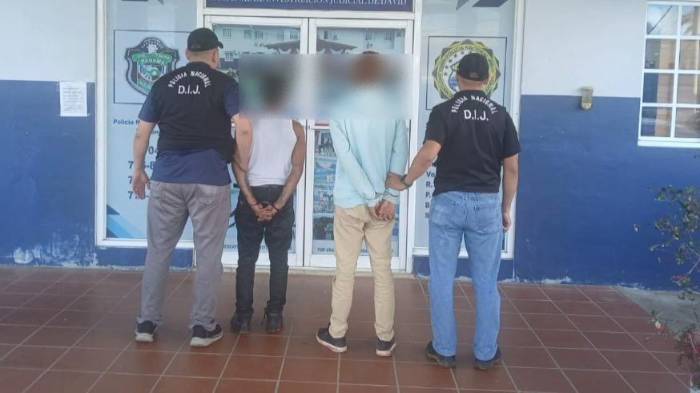 Sospechosos serán llevados a audiencia.