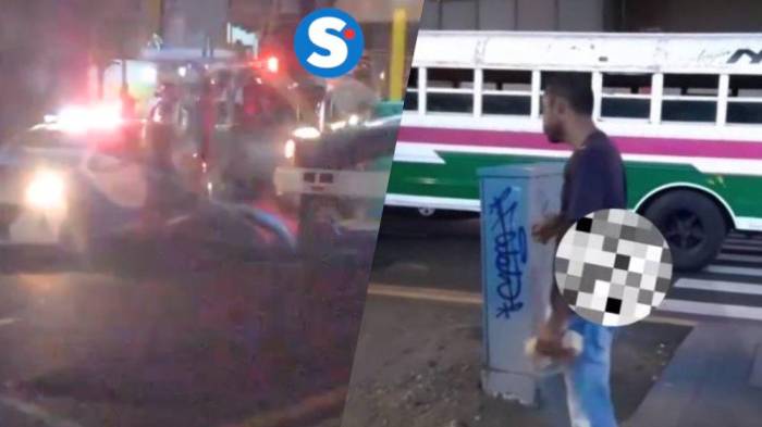 Bus ‘diablo verde’ embiste a un adulto mayor en plaza 5 de Mayo