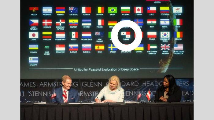 Panamá firma ‘Acuerdos de Artemis’ en sede de la NASA