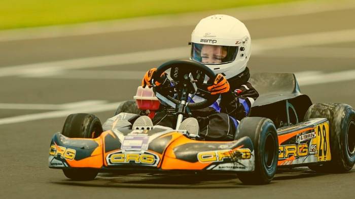 El gran sueño de los niños que corren en karting