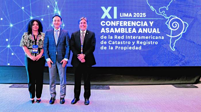 Panamá ostenta actualmente la presidencia de la Red Interamericana de Catastro y registro de la Propiedad.