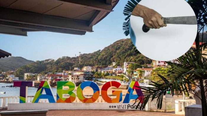 El atacante causó caos y dejó varios heridos en una de las calles de Isla Taboga, destino turístico muy visitado.