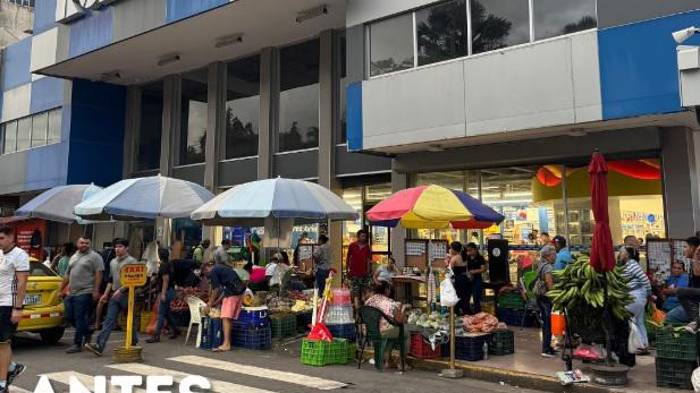 Los vendedores ambulantes por años ocuparon distintos puntos del distrito.