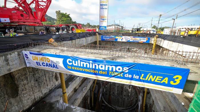 Línea 3 del metro: Tuneladora rompe muro en Albrook y une el West con la capital